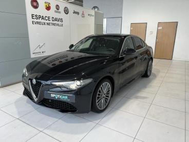 ALFA ROMEO CERTIFIED Alfa Romeo Giulia 2.2 Jtd 190ch Ti At8 My20 occasion certifiée - Berline Diesel Noir Vulcano Métallisée - Evreux - 3833231_1