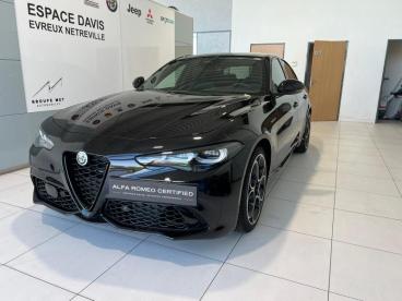 ALFA ROMEO CERTIFIED Alfa Romeo Giulia 2.2 Diesel 160ch Veloce At8 occasion certifiée - Berline Diesel Noir Vulcano Métallisée - Evreux - 4076196_1