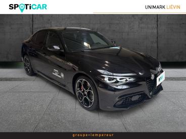 SPOTICAR Alfa Romeo Giulia 2.2 Diesel 160ch Veloce At8 Occasion - Berline Diesel Noir Vulcano Métallisée - Lievin - 1204173862_1