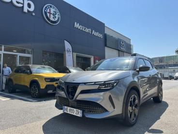 ALFA ROMEO CERTIFIED Alfa Romeo Junior Elettrica 156ch Speciale occasion certifiée - Suv Electrique Gris Arese Métallisée/toit Noir - Nice - 3633436_1