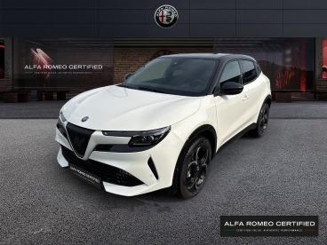 ALFA ROMEO CERTIFIED Alfa Romeo Junior 1.2 Ibrida 136ch Premium Dct6 Q4 occasion certifiée - Suv Hybride Blanc Sempione Pastel/toit Noir - Amilly - 3647706_1