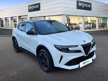 ALFA ROMEO CERTIFIED Alfa Romeo Junior Elettrica 156ch Premium occasion certifiée - Suv Electrique Blanc Sempione Pastel/toit Noir - Nice - 3695183_3