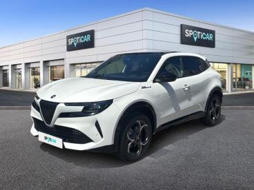 ALFA ROMEO CERTIFIED Alfa Romeo Junior 1.2 Ibrida 145ch Sport Speciale E-dct6 occasion certifiée - Suv Hybride Blanc Sempione Pastel/toit Noir - Nice - 4049601_1
