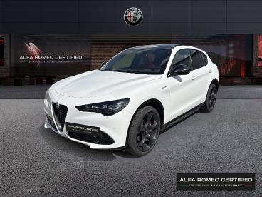 ALFA ROMEO CERTIFIED Alfa Romeo Stelvio 2.2 Diesel 210ch Veloce Q4 At8 My22 occasion certifiée - Suv Diesel Blanc Alfa Pastel - Le Mans - 3361891_1
