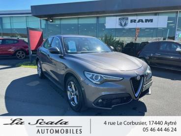 ALFA ROMEO CERTIFIED Alfa Romeo Stelvio 2.2 Diesel 160ch Super At8 My19 occasion certifiée - Suv Diesel Gris Vesuvio Métallisée - Aytre - 3439357_1