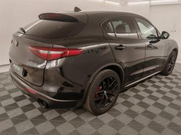 ALFA ROMEO CERTIFIED Alfa Romeo Stelvio 2.2 Diesel 190ch Sprint Q4 At8 My21 occasion certifiée - Suv Diesel Noir Vulcano Métallisée - Aubiere - 3498967_4