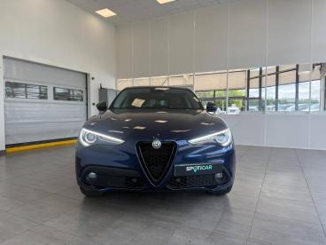 ALFA ROMEO CERTIFIED Alfa Romeo Stelvio 2.2 Diesel 190ch Sprint Q4 At8 My21 occasion certifiée - Suv Diesel Bleu Montecarlo - Coignieres - 3512524_2