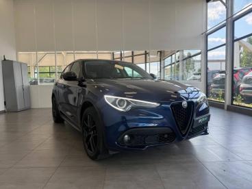 ALFA ROMEO CERTIFIED Alfa Romeo Stelvio 2.2 Diesel 190ch Sprint Q4 At8 My21 occasion certifiée - Suv Diesel Bleu Montecarlo - Coignieres - 3512524_3