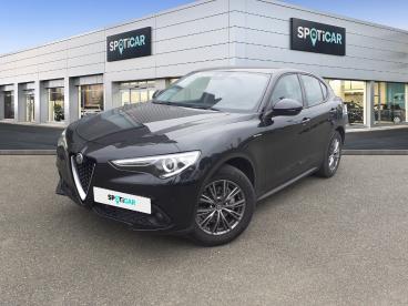 ALFA ROMEO CERTIFIED Alfa Romeo Stelvio 2.2 Diesel 190ch Super At8 My21 occasion certifiée - Suv Diesel Noir Vulcano Métallisée - Luisant - 3550710_1