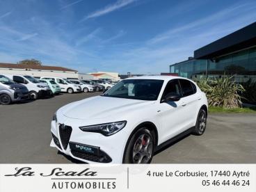 ALFA ROMEO CERTIFIED Alfa Romeo Stelvio 2.2 Diesel 190ch Sprint At8 My20 occasion certifiée - Suv Diesel Blanc Alfa Pastel - Aytre - 3593391_1