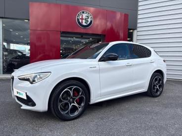 ALFA ROMEO CERTIFIED Alfa Romeo Stelvio 2.2 Diesel 210ch Veloce Q4 At8 My22 occasion certifiée - Suv Diesel Blanc Alfa Pastel - Annemasse - 3617241_1
