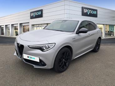 ALFA ROMEO CERTIFIED Alfa Romeo Stelvio 2.2 Diesel 210ch Veloce Q4 At8 My21 occasion certifiée - Suv Diesel Gris Vesuvio Métallisée - Le Mans - 3631895_1