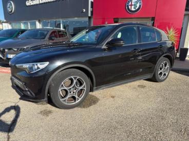 ALFA ROMEO CERTIFIED Alfa Romeo Stelvio 2.2 Diesel 190ch Sprint Q4 At8 My20 10cv occasion certifiée - Suv Diesel Noir Vulcano Métallisée - Arles Cedex - 3657219_2
