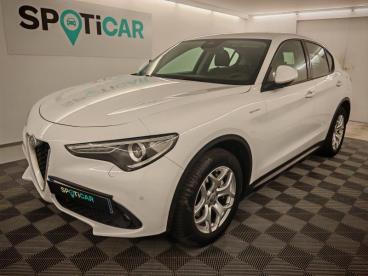 ALFA ROMEO CERTIFIED Alfa Romeo Stelvio 2.2 Diesel 190ch Super Q4 At8 My21 occasion certifiée - Suv Diesel Blanc Alfa Pastel - Aubiere - 3674865_1