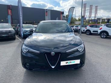 SPOTICAR Alfa Romeo Stelvio 2.2 Diesel 150ch Super At8 Occasion - Suv-4x4 Diesel Noir Vulcano Métallisée - Charleville Mezieres - 1203716902_2