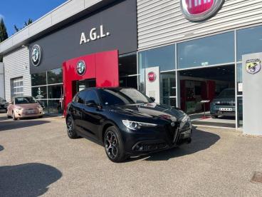 ALFA ROMEO CERTIFIED Alfa Romeo Stelvio 2.2 Diesel 190ch Sprint Q4 At8 My22 occasion certifiée - Suv Diesel Noir Vulcano Métallisée - Salon De Provence Cedex - 3727248_1