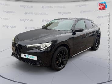 SPOTICAR Alfa Romeo Stelvio 2.2 Diesel 210ch Veloce Q4 At8 My20 Occasion - Suv-4x4 Diesel Noir Vulcano Métallisée - Illzach - 1203764617_1