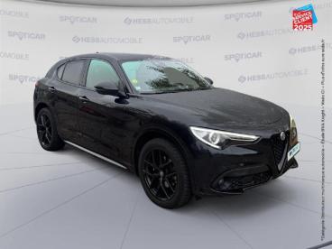 SPOTICAR Alfa Romeo Stelvio 2.2 Diesel 210ch Veloce Q4 At8 My20 Occasion - Suv-4x4 Diesel Noir Vulcano Métallisée - Illzach - 1203764617_3
