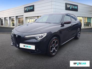 ALFA ROMEO CERTIFIED Alfa Romeo Stelvio 2.2 Diesel 210ch Veloce Q4 At8 My21 occasion certifiée - Suv Diesel Noir Vulcano Métallisée - Mouilleron Le Captif - 3858560_1