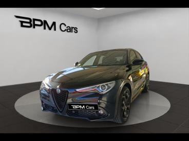 ALFA ROMEO CERTIFIED Alfa Romeo Stelvio 2.2 Diesel 210ch Veloce Q4 At8 My22 occasion certifiée - Suv Diesel Noir Vulcano Métallisée - Laval - 3909038_1