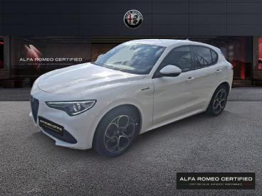 ALFA ROMEO CERTIFIED Alfa Romeo Stelvio 2.2 Diesel 210ch Veloce Ti Q4 At8 My21 occasion certifiée - Suv Diesel Blanc Alfa Pastel - Orvault - 4018151_1