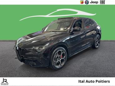 ALFA ROMEO CERTIFIED Alfa Romeo Stelvio 2.2 Diesel 160ch Veloce At8 occasion certifiée - Suv Diesel Noir Vulcano Métallisée - Poitiers - 4096607_1