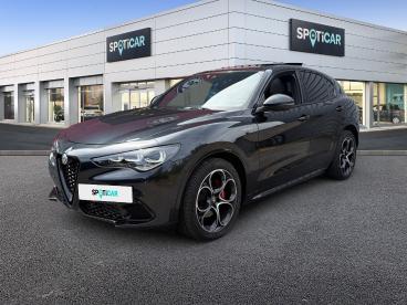 ALFA ROMEO CERTIFIED Alfa Romeo Stelvio 2.2 Diesel 160ch Veloce At8 occasion certifiée - Suv Diesel Noir Vulcano Métallisée - Annemasse - 4104168_1