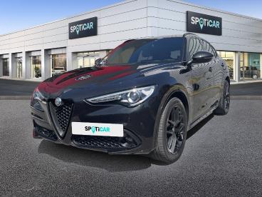 ALFA ROMEO CERTIFIED Alfa Romeo Stelvio 2.2 Diesel 210ch Veloce Q4 At8 My20 occasion certifiée - Suv Diesel Noir Vulcano Métallisée - Annemasse - 4106239_1