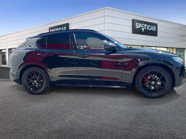 ALFA ROMEO CERTIFIED Alfa Romeo Stelvio 2.2 Diesel 210ch Veloce Q4 At8 My20 occasion certifiée - Suv Diesel Noir Vulcano Métallisée - Annemasse - 4106239_4
