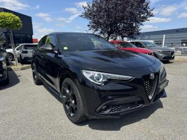 ALFA ROMEO CERTIFIED Alfa Romeo Stelvio 2.2 Diesel 210ch Estrema Q4 At8 My22 occasion certifiée - Suv Diesel Noir Vulcano Métallisée - Coignieres - 4116443_2