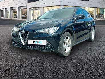 SPOTICAR Alfa Romeo Stelvio 2.2 Diesel 160ch Super At8 My20 8cv Occasion - Suv-4x4 Diesel Noir Vulcano Métallisée - Quimper - 1204163741_1