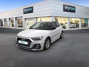 SPOTICAR Audi A1 Sportback 30 Tfsi 116 Ch S Tronic 7 S Line Occasion - Citadine Essence Blanc - Rillieux la pape - 1203589020_1