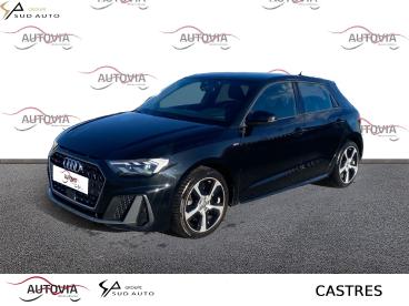 SPOTICAR Audi A1 Sportback 30 Tfsi 116 Ch S Tronic 7 S Line Occasion - Citadine Essence Noir - Castres - 1203878104_1