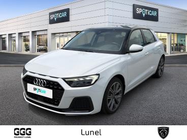 SPOTICAR Audi A1 Sportback 25 Tfsi 95 Ch S Tronic 7 Advanced 2 Occasion - Citadine Essence Blanc - Lunel - 1204044116_1