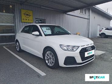 SPOTICAR Audi A1 Sportback 25 Tfsi 95ch Design Occasion - Citadine Essence Blanc Glacier Métallisé - Lescar - 1203674576_3