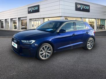 SPOTICAR Audi A1 Sportback 30 Tfsi 110ch S Line S Tronic 7 Occasion - Citadine Essence Bleu Navarre Métallisé - Arras - 1203792788_1