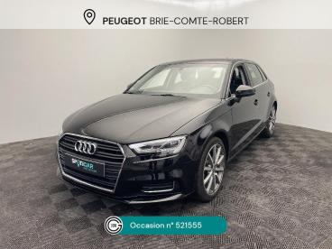 SPOTICAR Audi A3 35 Tfsi Cod 150 S Tronic 7 Design Luxe Occasion - Berline Essence Noir - Brie comte robert - 1203791661_1