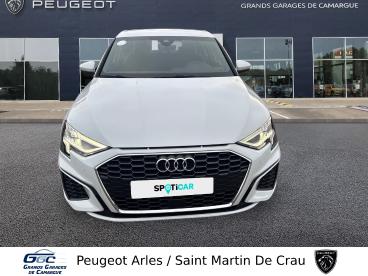 SPOTICAR Audi A3 A3 Sportback 30 Tfsi Mild Hybrid 110 S Tronic 7 S Occasion - Berline Essence Blanc - Arles - 1203828984_2