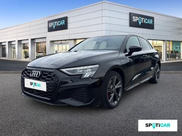 SPOTICAR Audi A3 A3 Sportback 45 Tfsie 245 S Tronic 6 Competition Occasion - Berline Hybride Rechargeable Noir - Brignoles - 1203902988_1