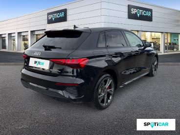 SPOTICAR Audi A3 A3 Sportback 45 Tfsie 245 S Tronic 6 Competition Occasion - Berline Hybride Rechargeable Noir - Brignoles - 1203902988_3