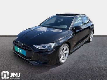 SPOTICAR Audi A3 Tfsi Mild Hybrid 150 S Tronic 7 S Line Occasion - Berline Hybride Mythos Black Metallic - Besancon - 1203966258_1