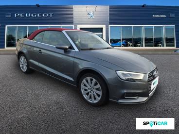 SPOTICAR Audi A3 2.0 Tdi 150ch Design S Tronic 7 Occasion - Coupé-cabriolet Diesel Gris Mousson/capote Rouge - Limoges - 1203970656_3