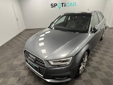 SPOTICAR Audi A3 A3 Sportback 35 Tdi 150 S Tronic 7 Design Luxe Occasion - Berline Diesel Gris - Gond Pontouvre - 1204038420_1