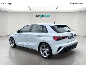 SPOTICAR Audi A3 Tfsi Mild Hybrid 150 S Tronic 7 S Line Occasion - Berline Hybride Blanc - Seynod - 1204050625_3