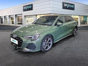 SPOTICAR Audi A3 Tfsi Mild Hybrid 150 S Tronic 7 S Line Occasion - Berline Hybride Vert - Montmorot - 1204121352_1