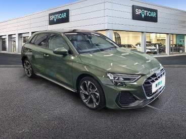 SPOTICAR Audi A3 Tfsi Mild Hybrid 150 S Tronic 7 S Line Occasion - Berline Hybride Vert - Montmorot - 1204121352_3
