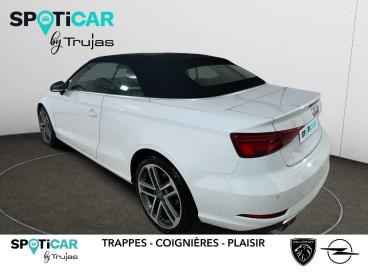SPOTICAR Audi A3 A3 Cabriolet 35 Tfsi Cod 150 S Tronic 7 Design Lux Occasion - Coupé-cabriolet Essence Blanc - Plaisir - 1204182251_3