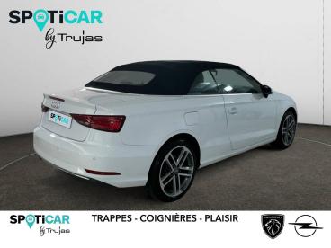 SPOTICAR Audi A3 A3 Cabriolet 35 Tfsi Cod 150 S Tronic 7 Design Lux Occasion - Coupé-cabriolet Essence Blanc - Plaisir - 1204182251_5