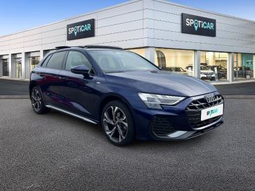 SPOTICAR Audi A3 Tdi 150 S Tronic 7 S Line Occasion - Berline Diesel Bleu - Epinal - 1204238690_3