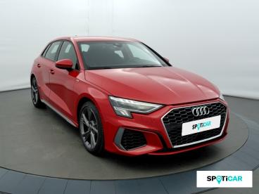 SPOTICAR Audi A3 Sportback 35 Tdi 150ch S Line S Tronic 7 Occasion - Berline Diesel Blanc - Rumilly - 1203462391_3